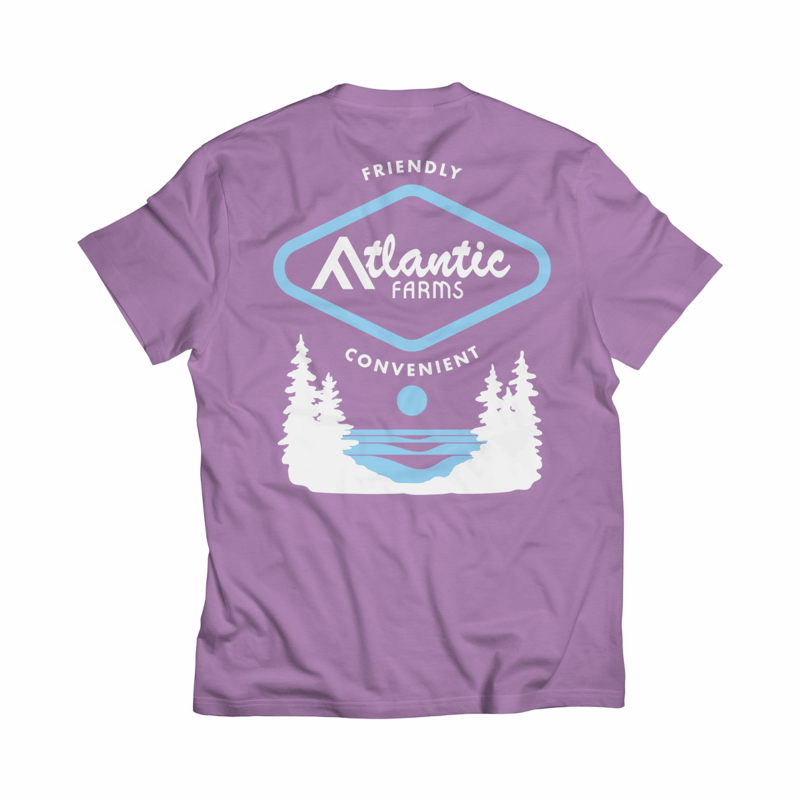 Purple Unisex T-Shirt : Atlantic Farms